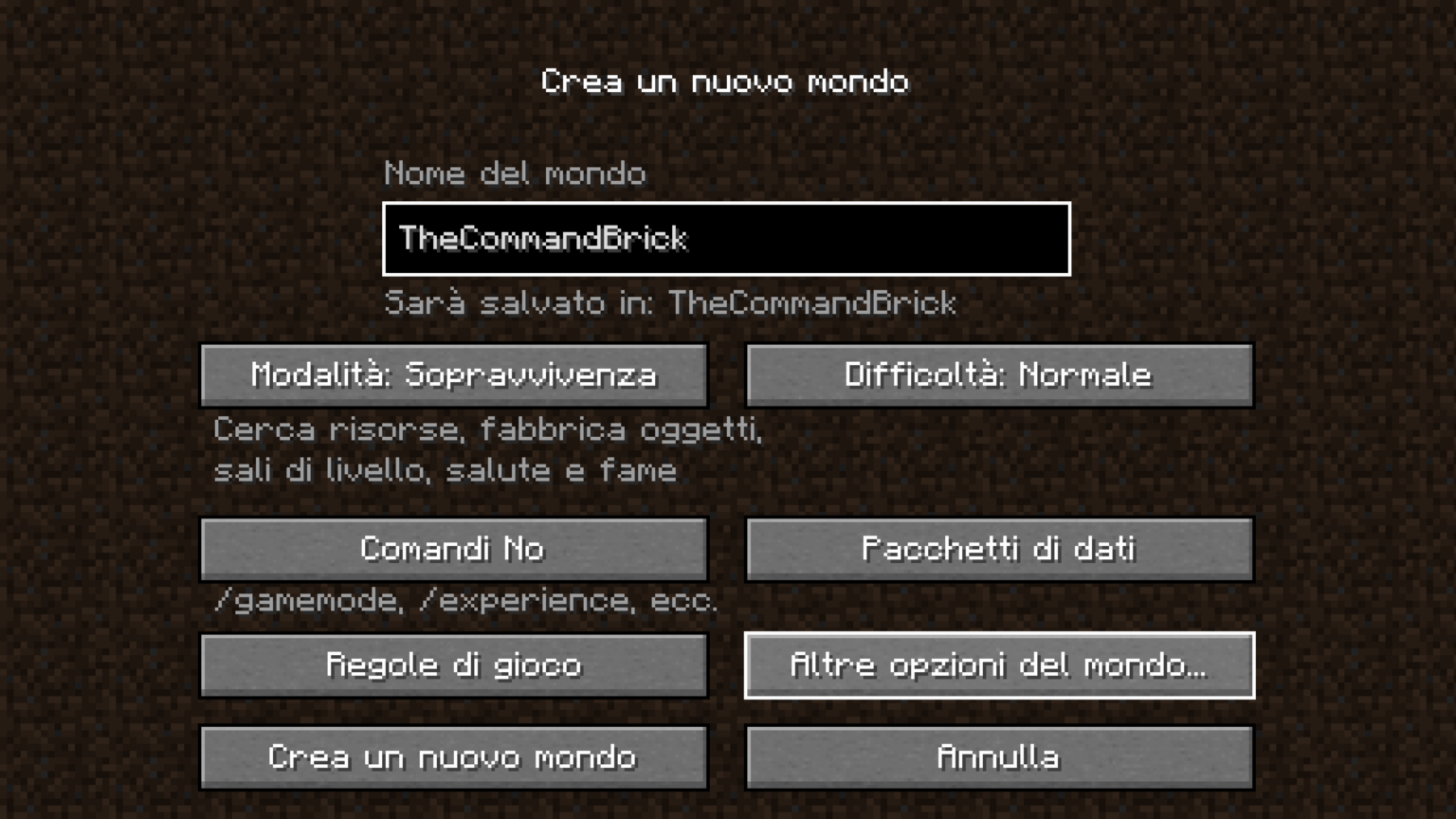 Come Vedere il Seed su Minecraft | TheCommandBrick